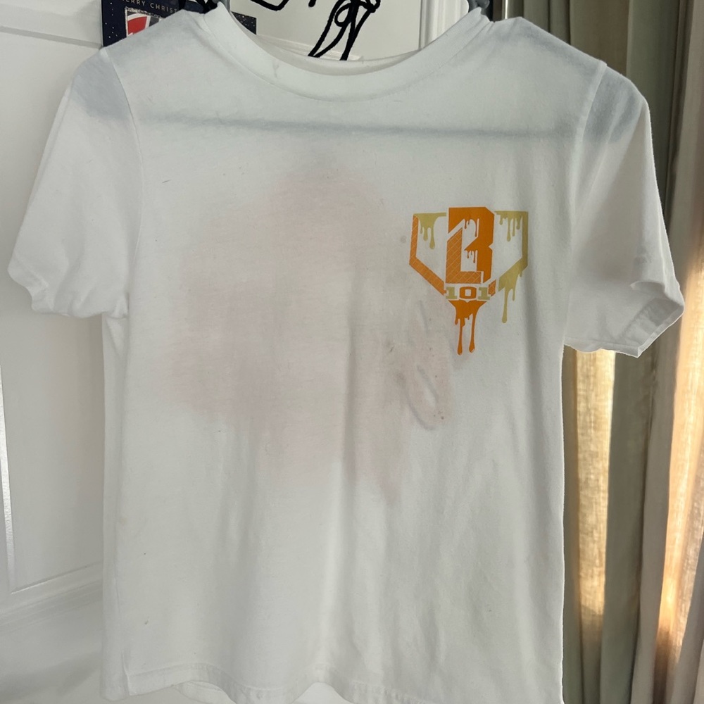 White Graphic Kids Tee